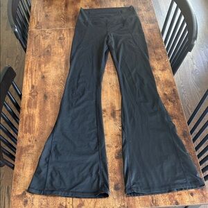 SHEIN Black flared leggings